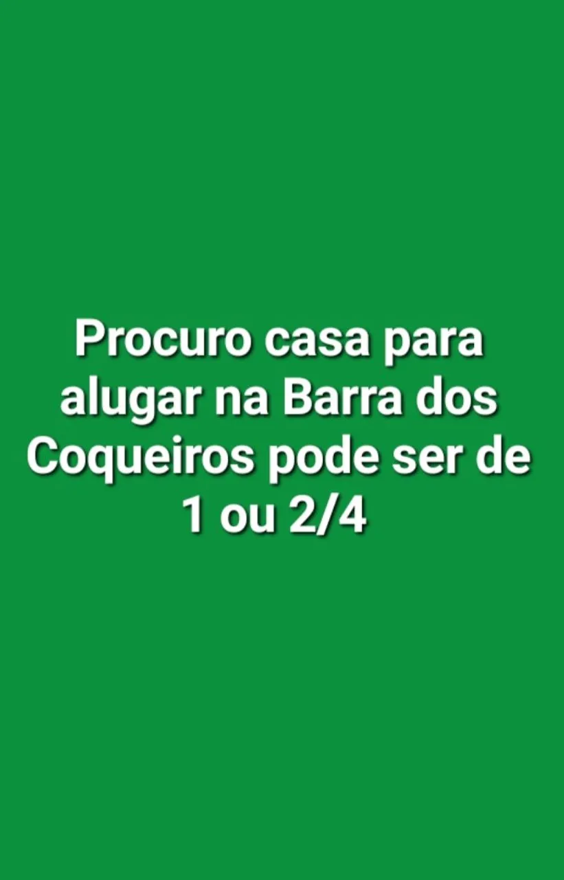 Casa pode ser pequena