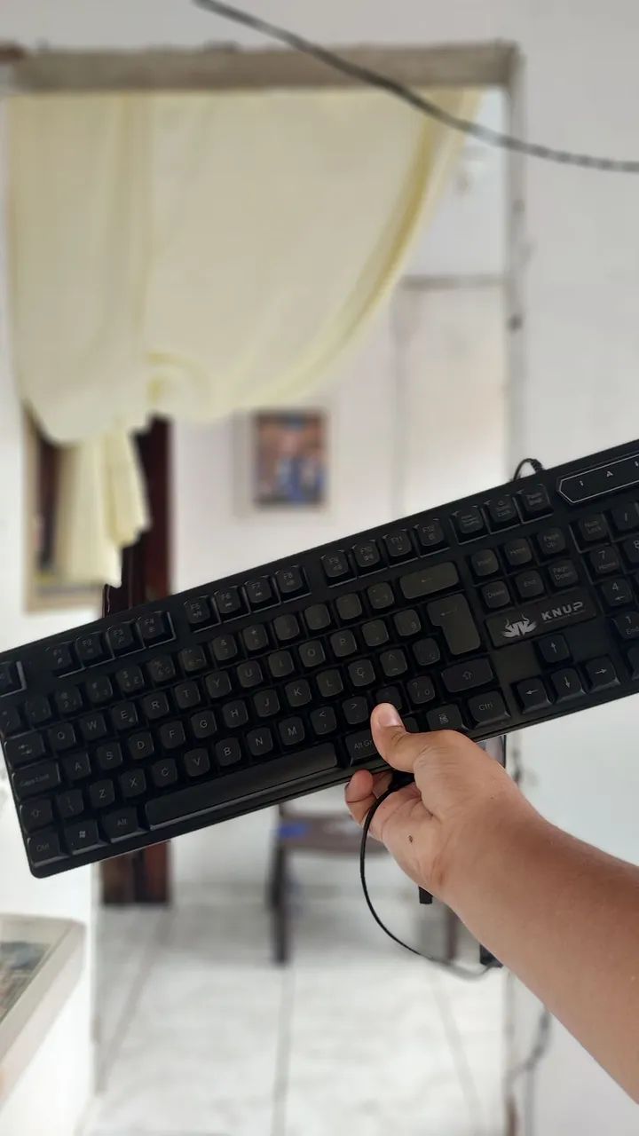 Kit Teclado e Mouse Gamer KNUP RGB - Foto 3