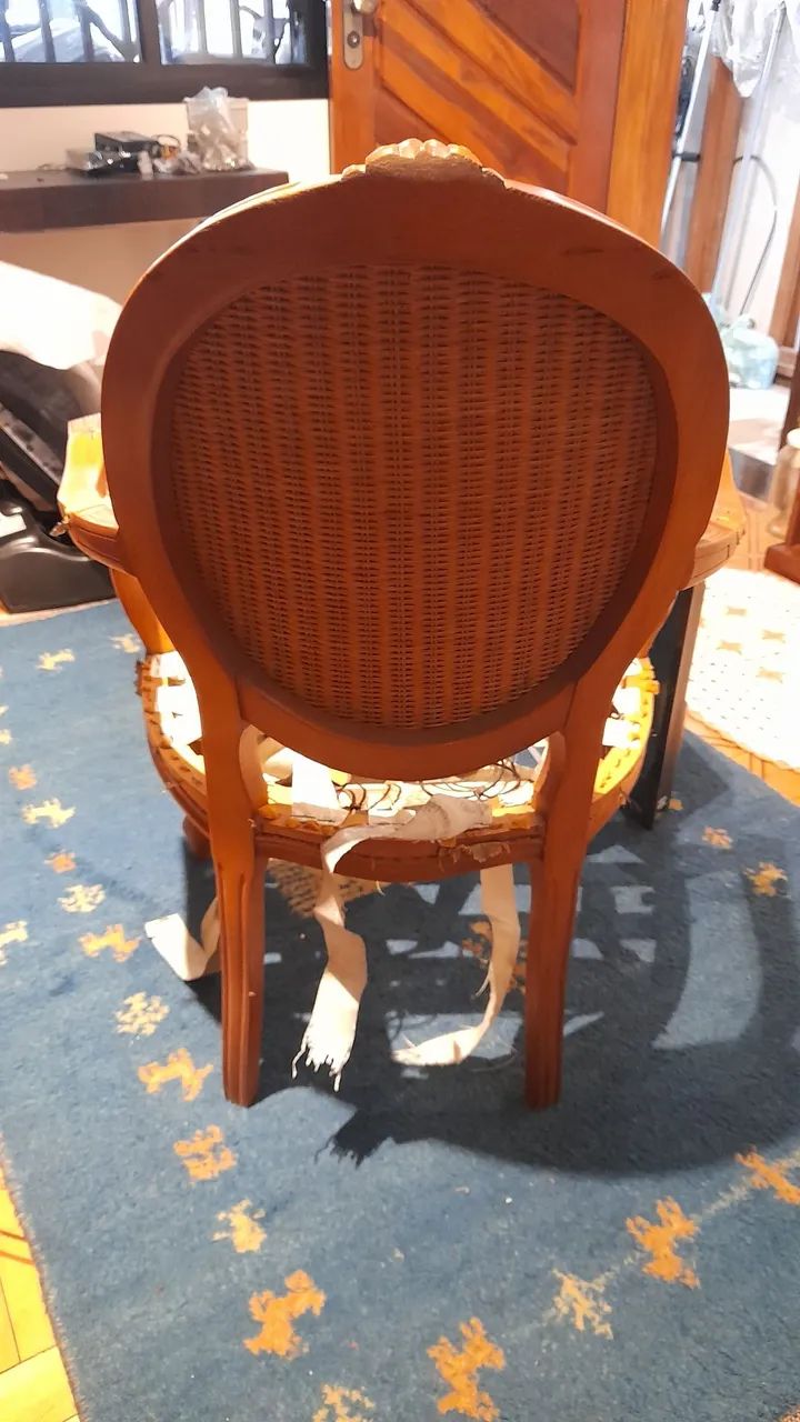 Patrona cadeira de braços antiga Provençal - Foto 5