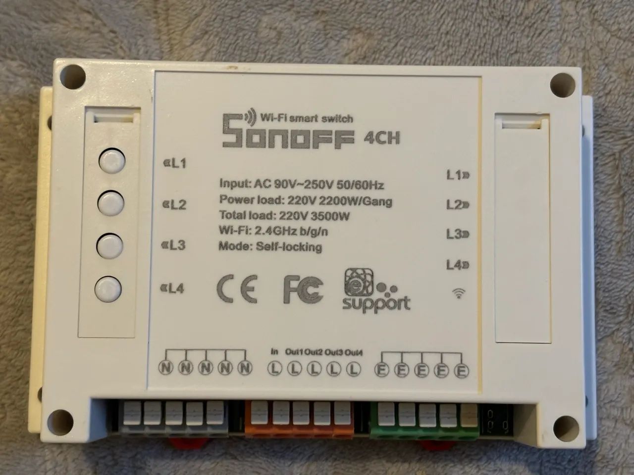 Módulo interruptor Wi Fi Sonoff 4CH - Foto 2