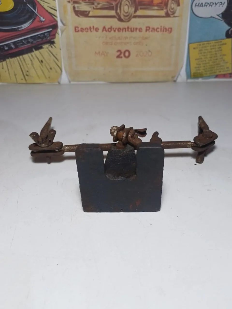 Suporte de metal com garras de jacaré ajustáveis - Foto 3