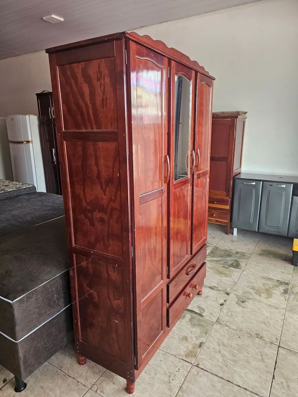 Guarda roupa usado de pinho  - Foto 3
