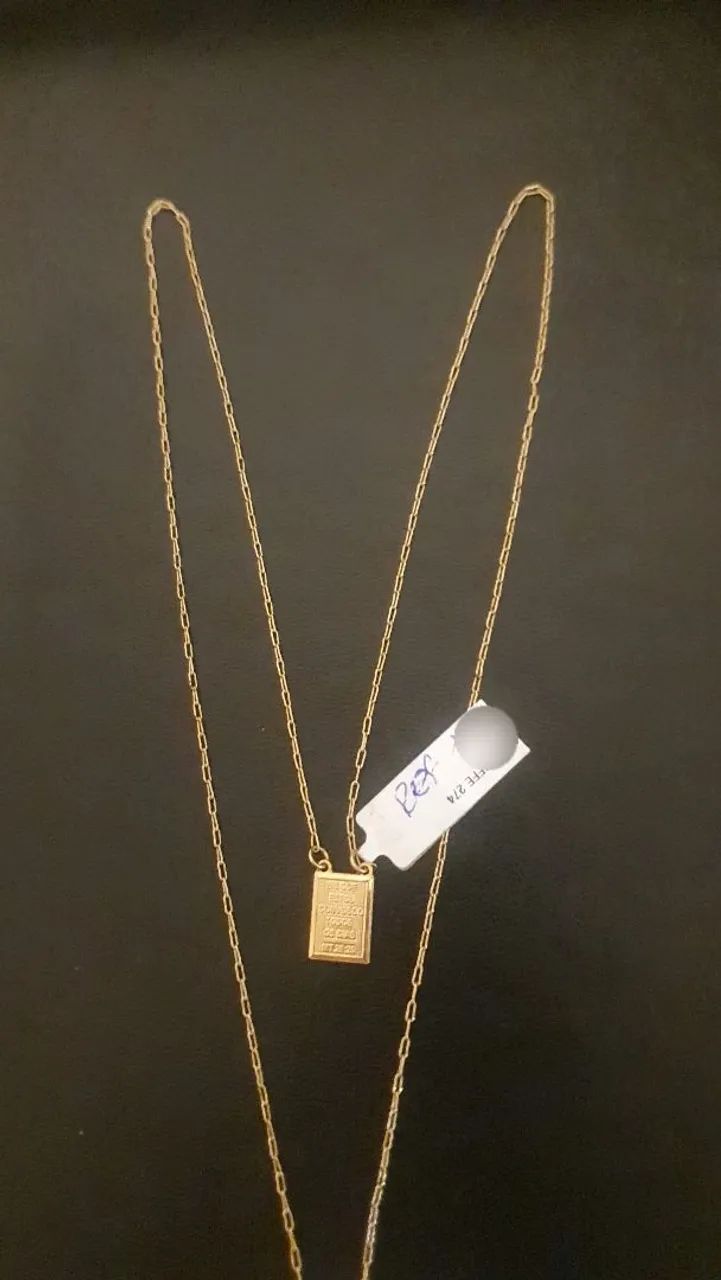 Escapulario Banhado a ouro