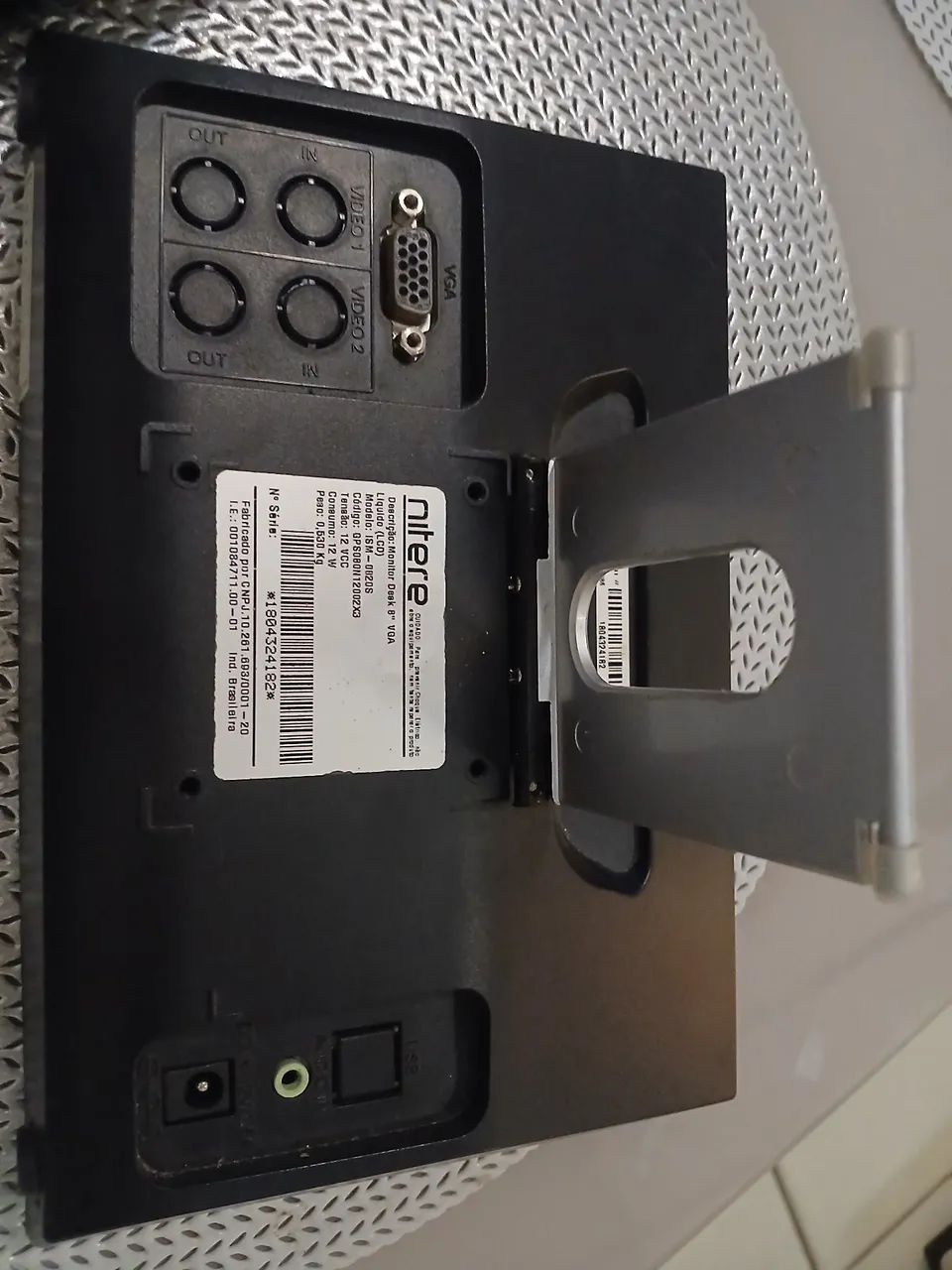 Monitor 8 polegadas colorido LCD ent. VGA e áudio  - Foto 4