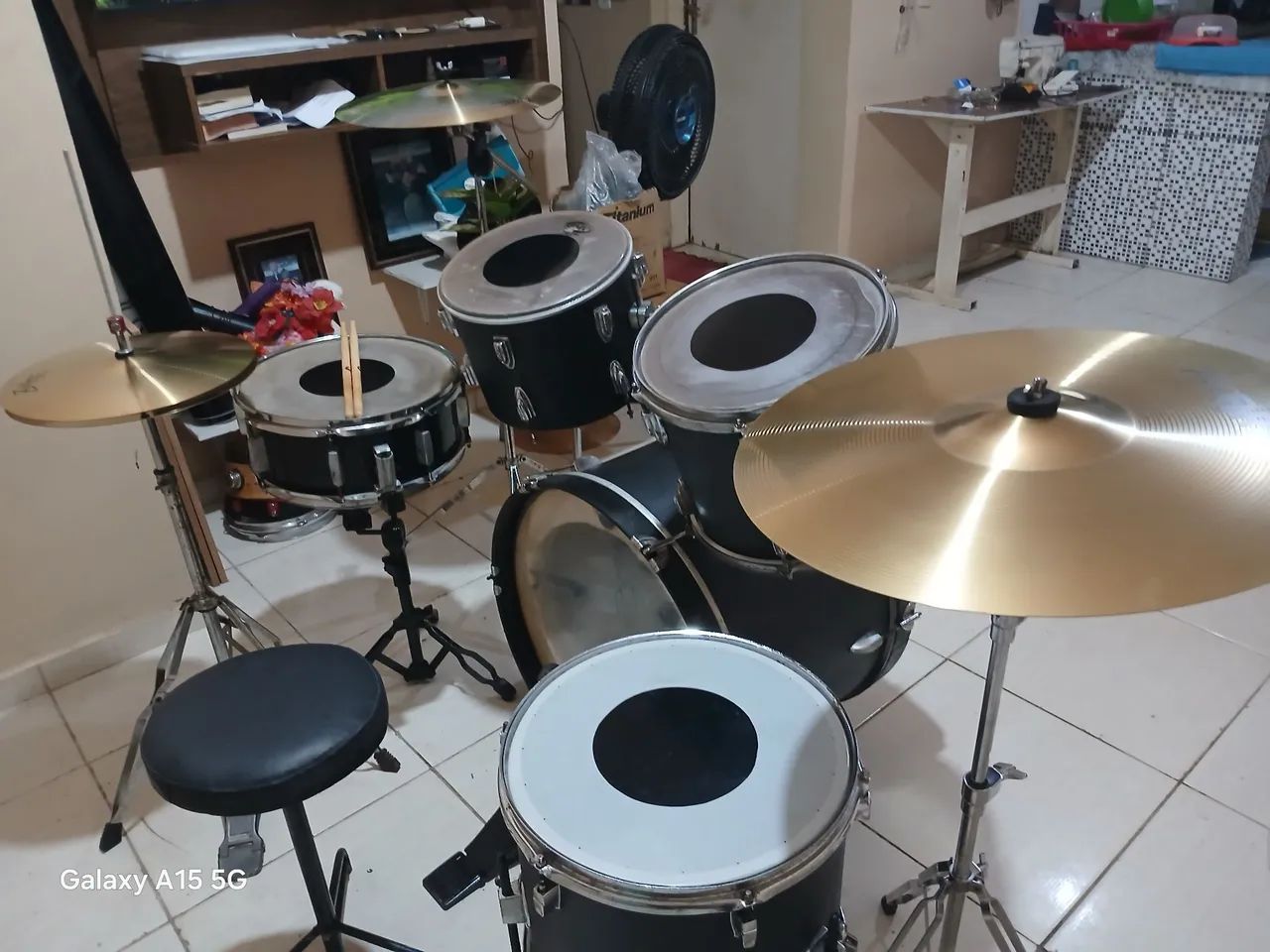 Bateria acústica completa  - Foto 4