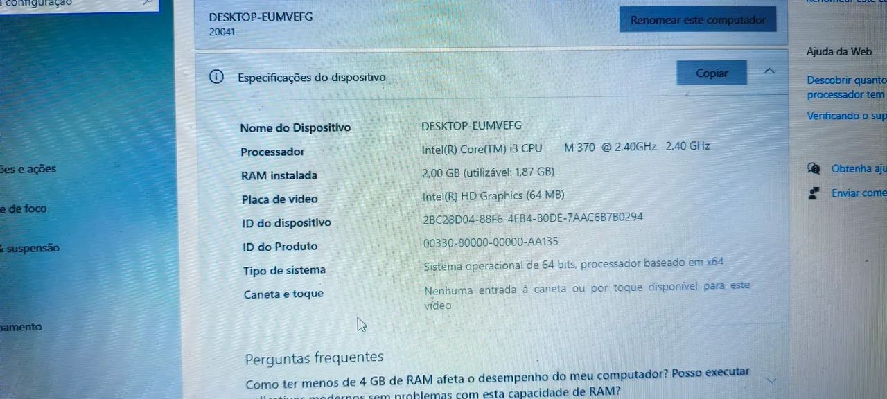 Notebook Lenovo G460 i3 usado - Foto 3