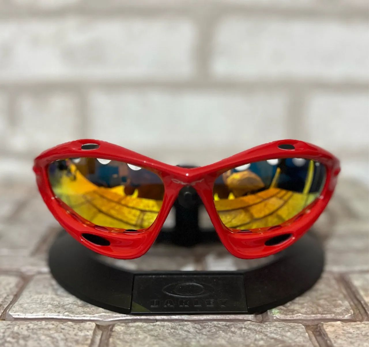Óculos Oakley Racing Water Jacket Vermelho 