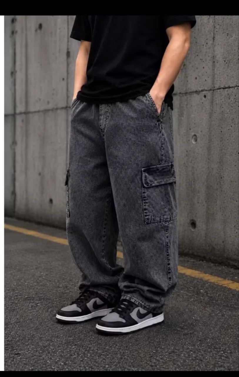 Calça jeans Cargo Street GG (nova)
