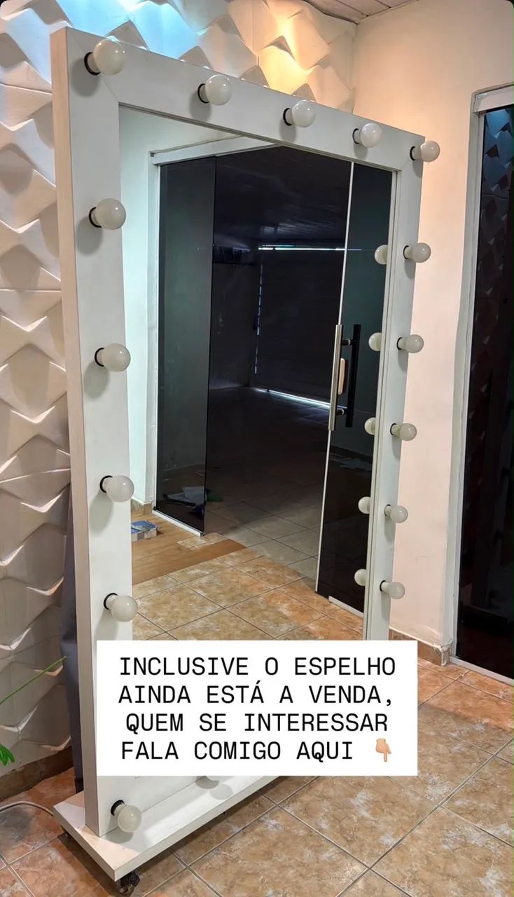 Espelho camarim  - Foto 2
