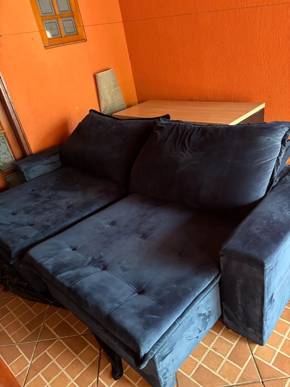 Sofá em suede retratil   - Foto 2