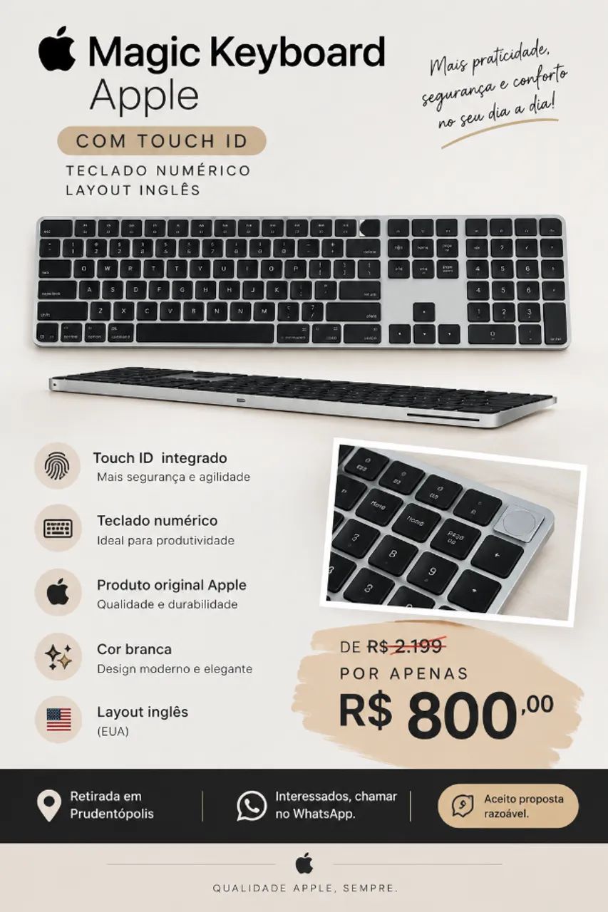 Teclado apple