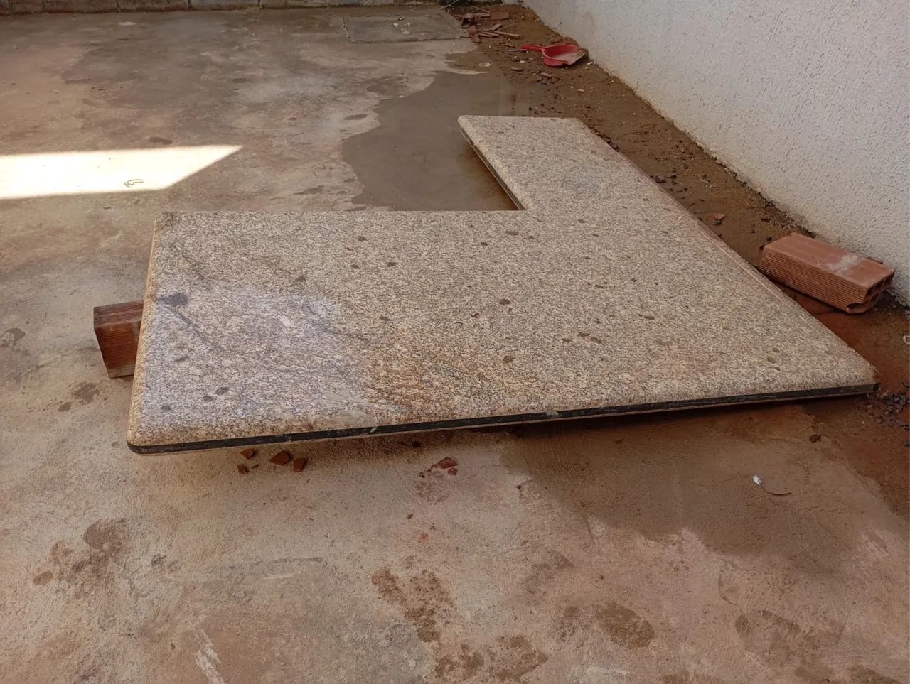 Mesa de mármore em L - Foto 3