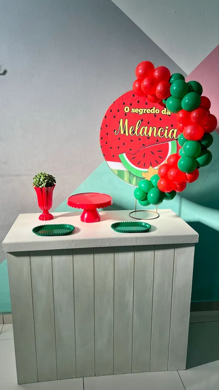 DECORAÇÃO NA MESA (festa na mesa)