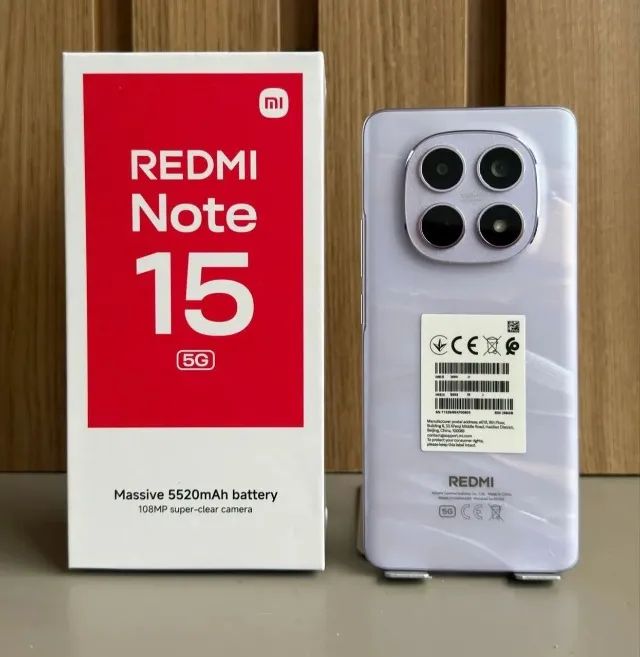 Xiaomi Redmi Note 15 5G - NFC - 8GB Ram / 256GB Rom - Versão Global + Capinha e Película - Foto 2