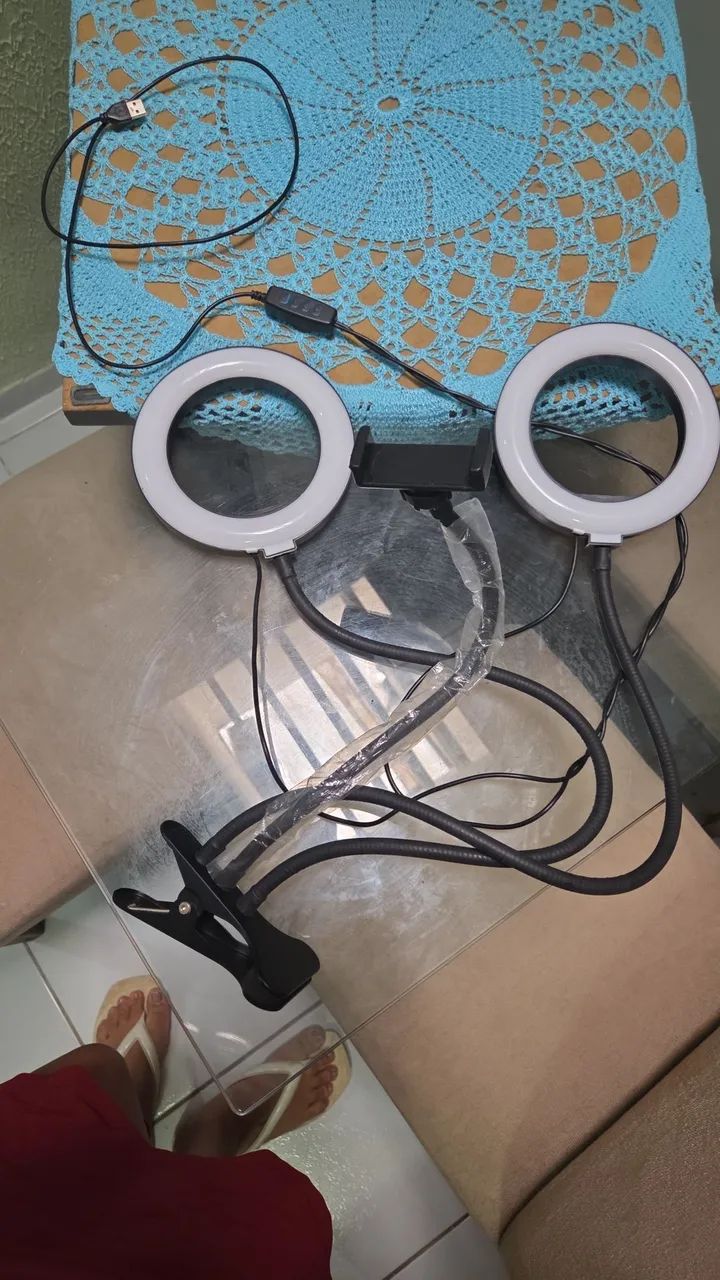Ring light para vídeos e fotos 
