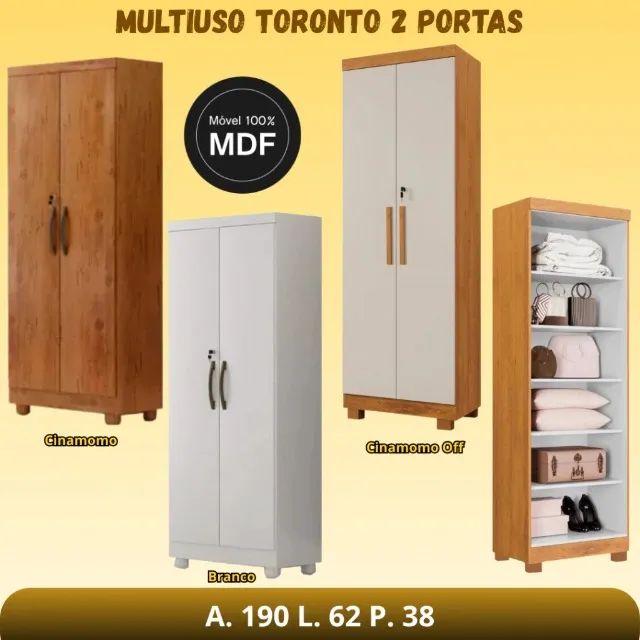 Sapateira Multiuso 100% MDF com Pés - Entrega e Monta na Hora