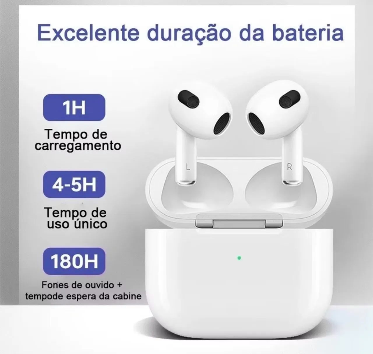 AirPods Pro 3 Premium | Fone Bluetooth | IOS & Android - Foto 3