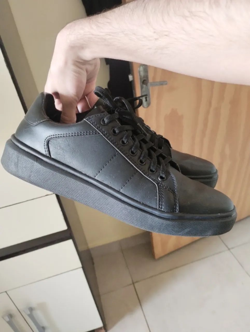 tênis casual preto - Foto 5