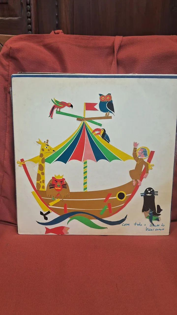 disco de vinil (LP) A Arca de Noé, de Vinicius de Moraes