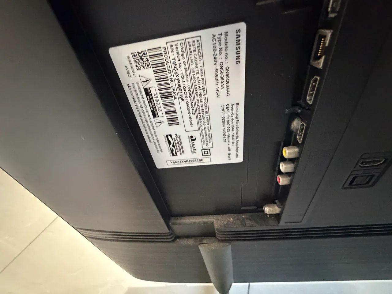 Smart TV Samsung Q60A QLED 4K de 50 Polegadas  - Foto 2