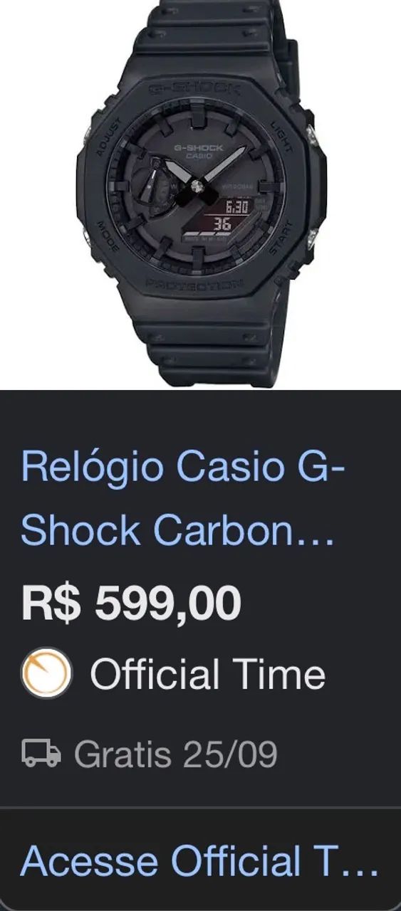 Relógio Cássio G-SHOCK com NF - Foto 5