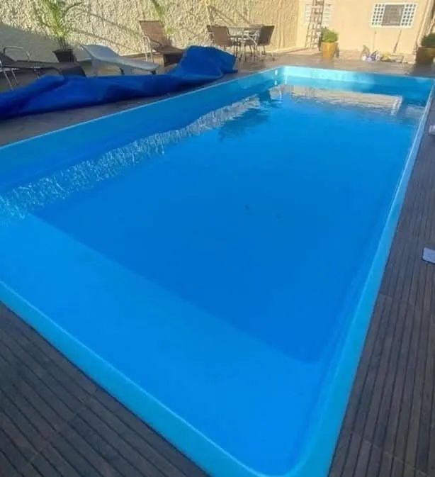 Piscina de fibra 6 metros retangular com infantil de brinde!!!!! - Foto 3
