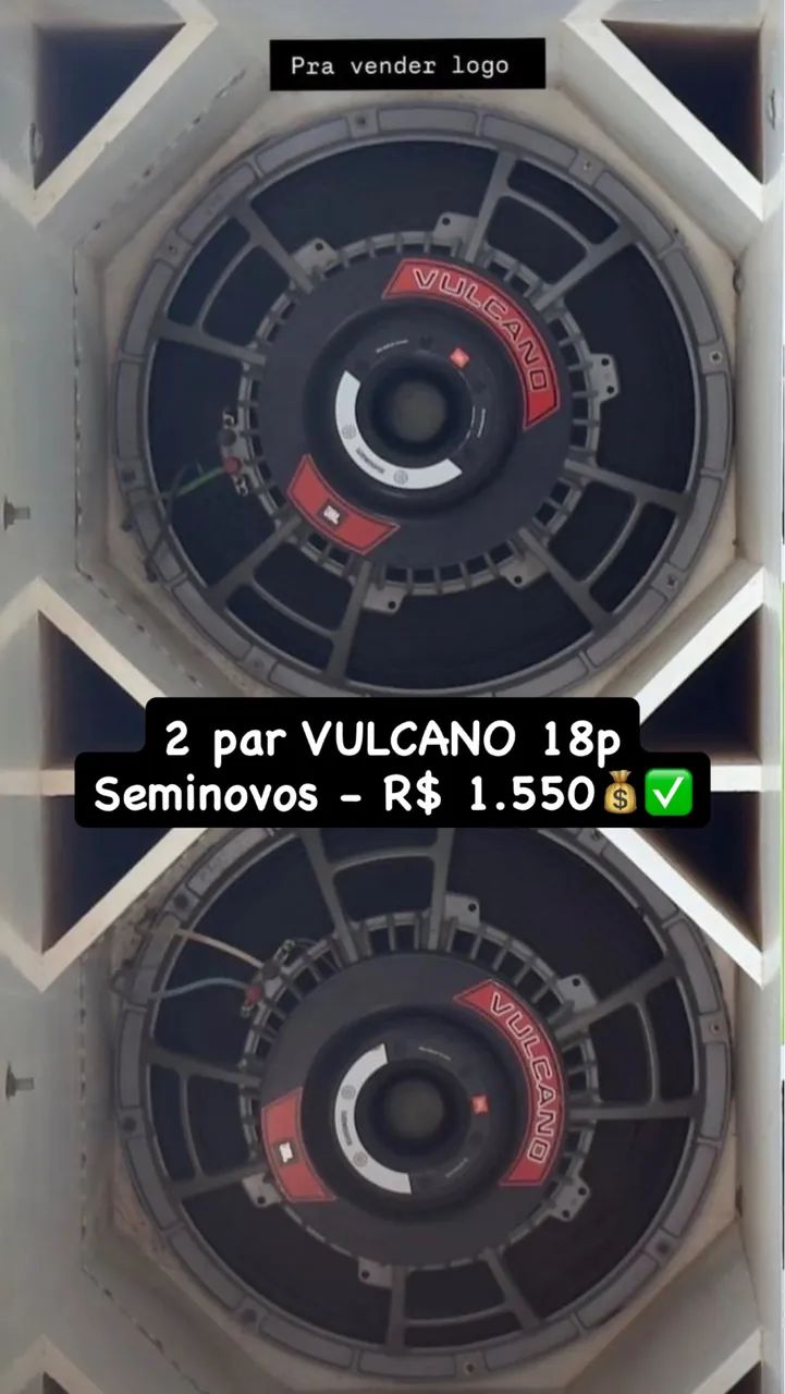 2 PAR VULCANO 18 polegadas 