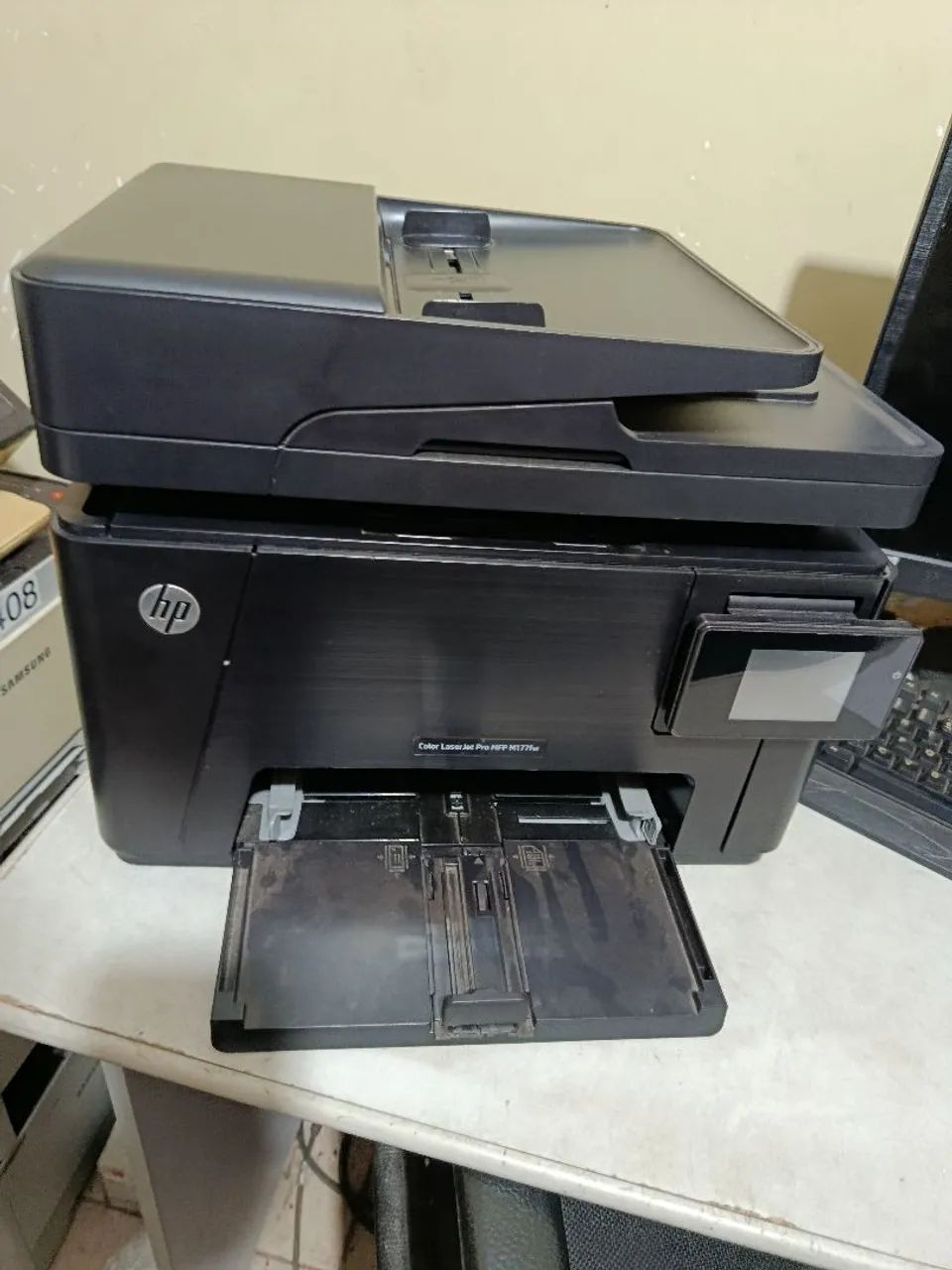 Impressora multifuncional Hp colorida queimada 