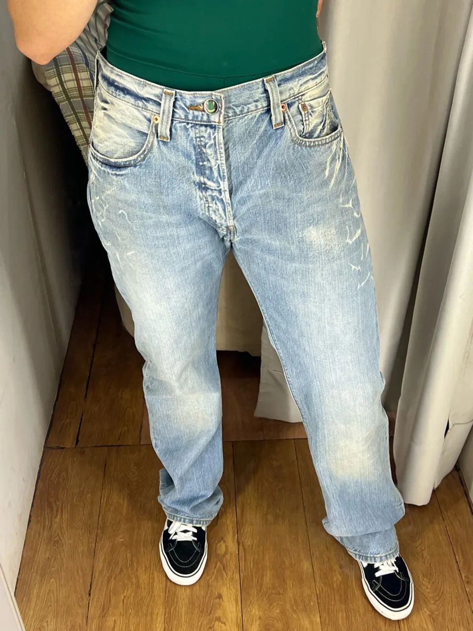 CALÇA LEVI?S 501 RETA N°42 - Foto 2