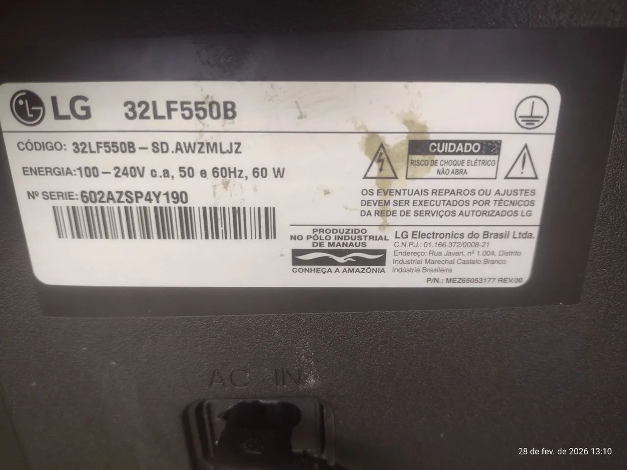 Tv LG 32 polegadas NÃO É SMART  - Foto 5