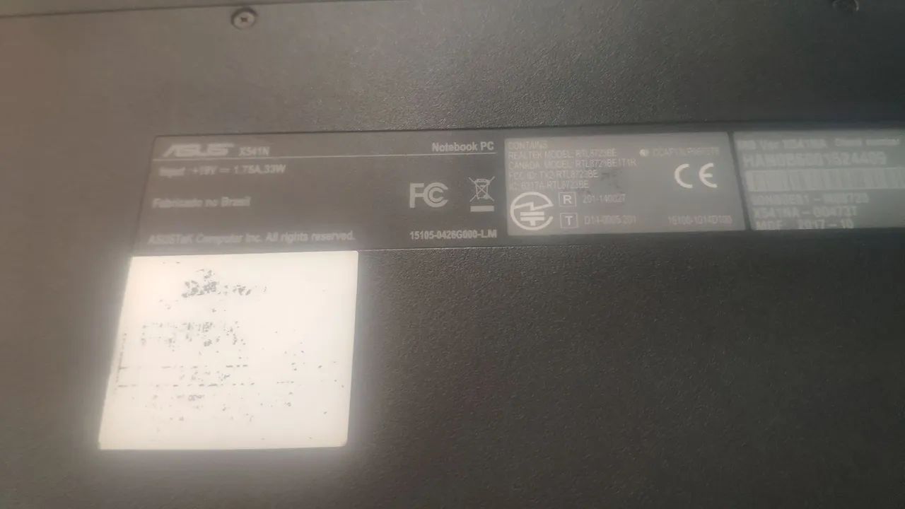 Carcaça notebook Asus X541N para retirada de peças - Foto 3