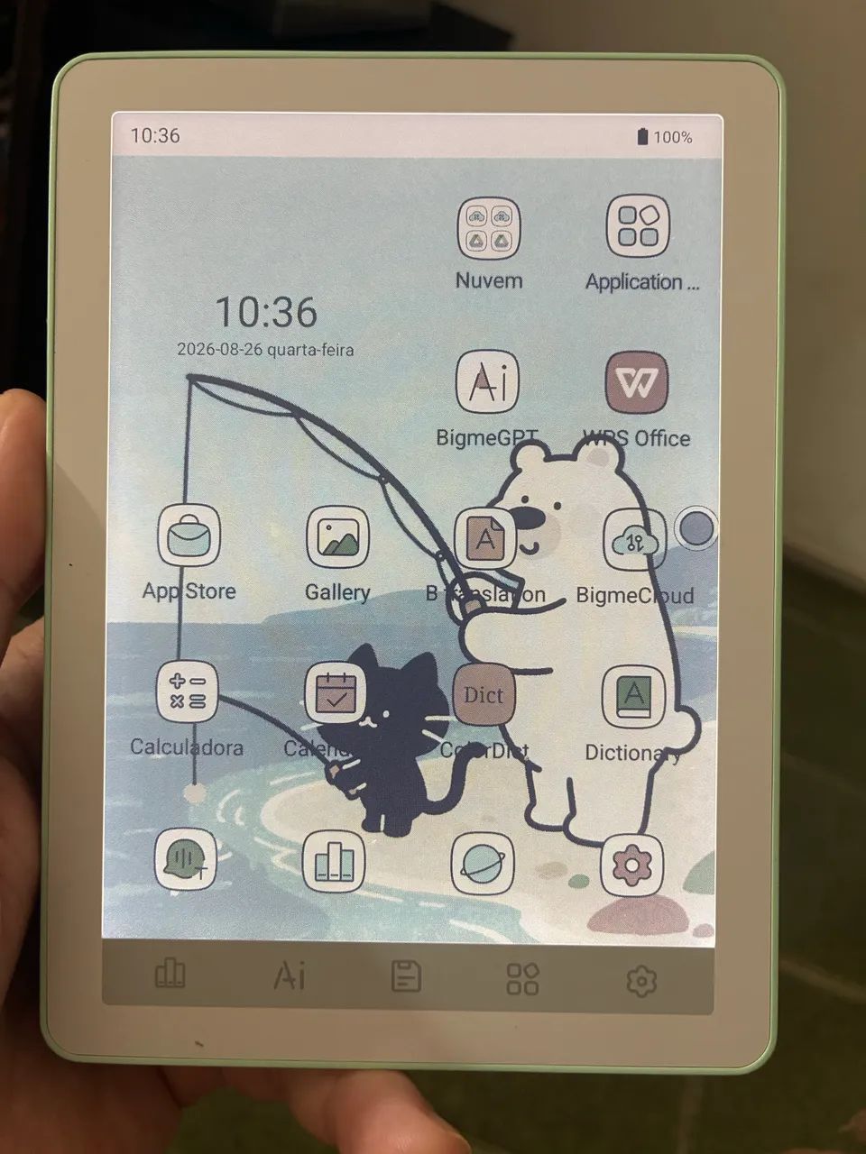 Leitor E-ink Colorido Bigme B6