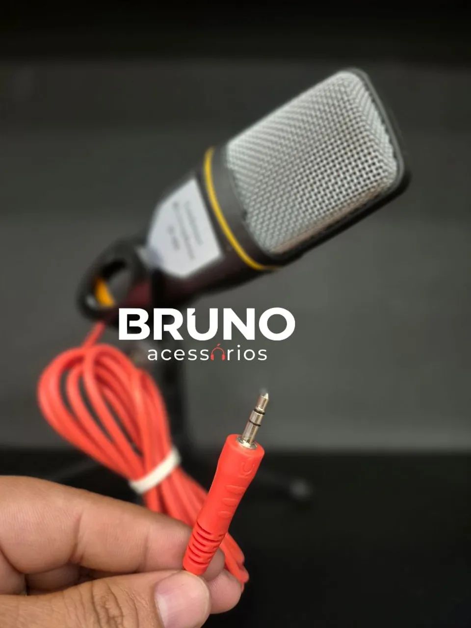 Microfone Condensador de Mesa com p2 - Foto 3