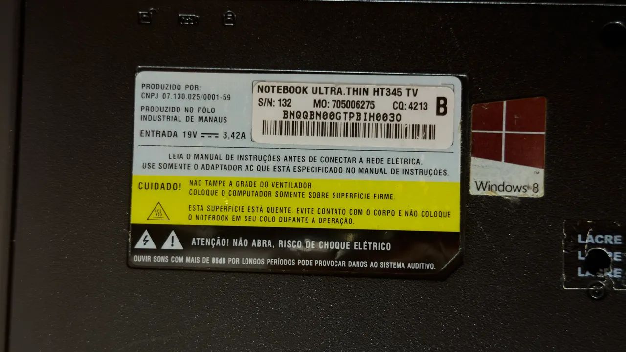 NOTEBOOK ULTRA.THIN HT345 TV - Foto 3