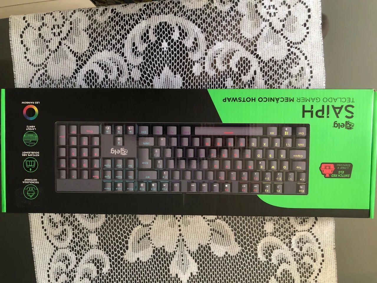 Teclado mecânico retroiluminado  - Foto 4