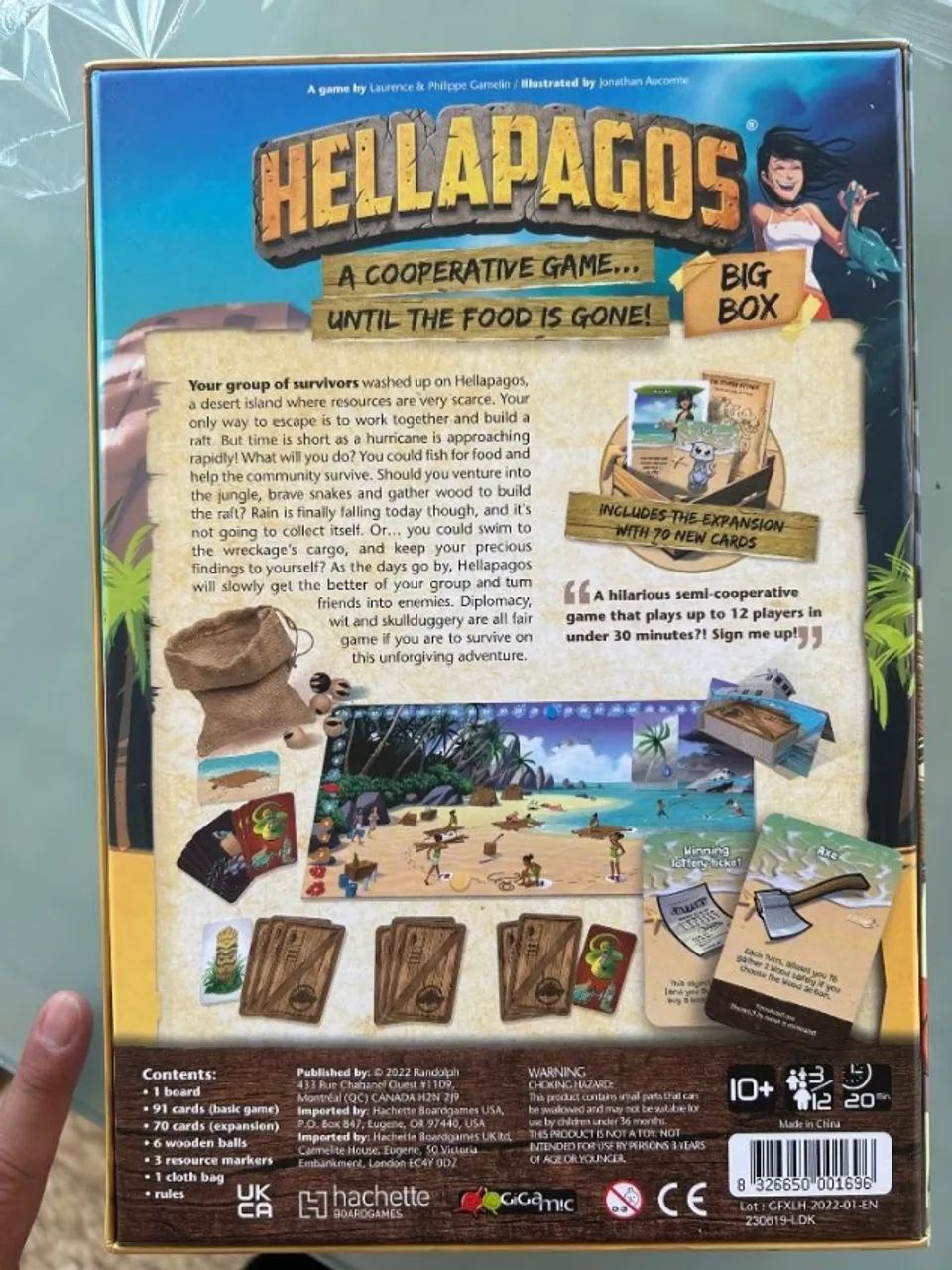 Jogo de tabuleiro hellapagos big box - em inglês - Foto 2