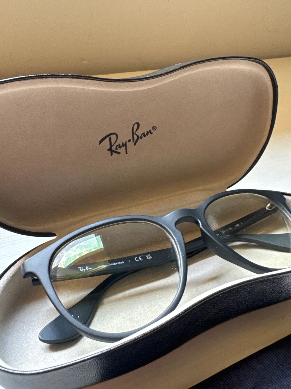 armação ray-ban preto fosco - Foto 3