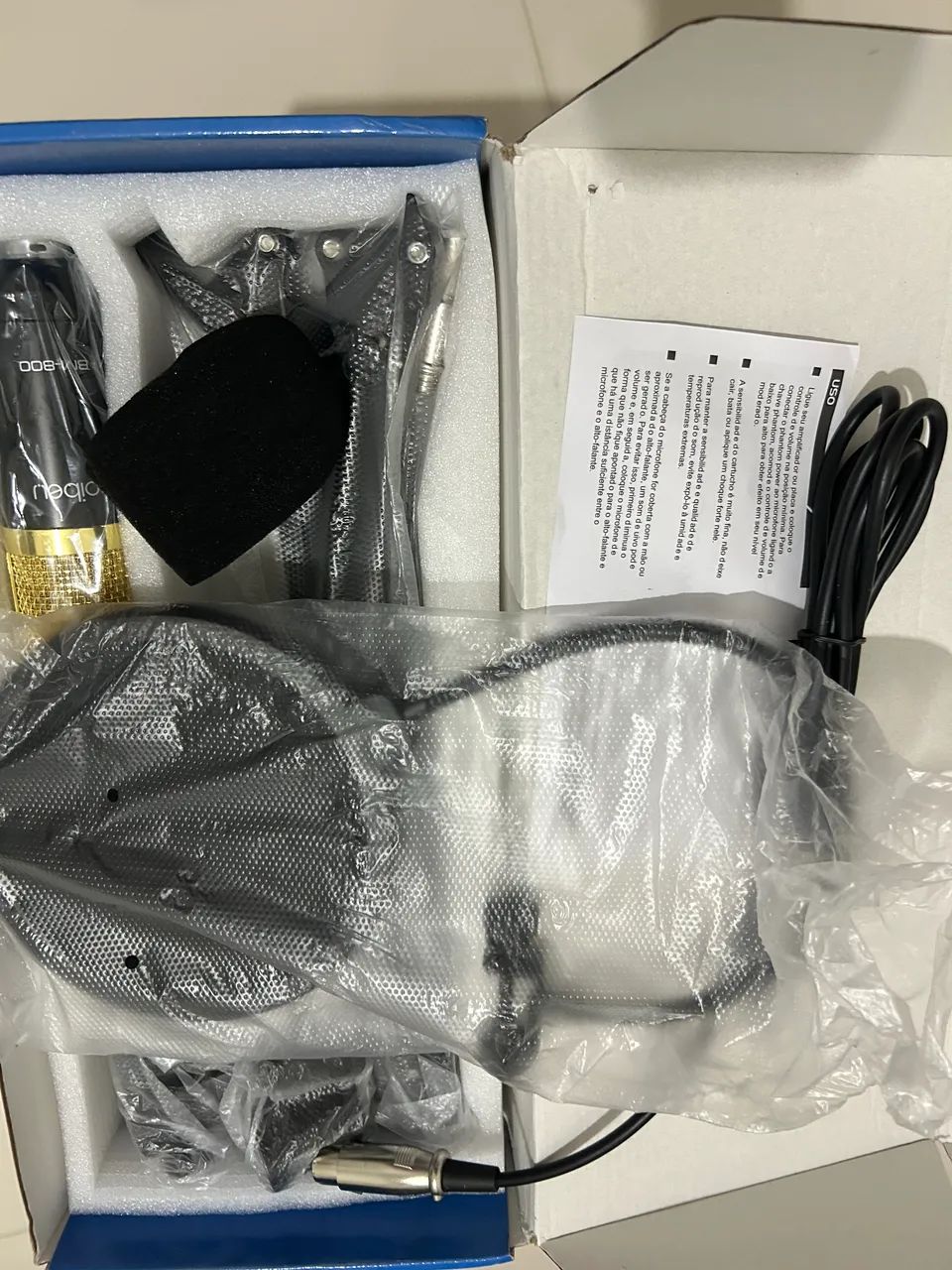Microfone + Braço Articulado Coibeu BM-800 - NOVO - Foto 3