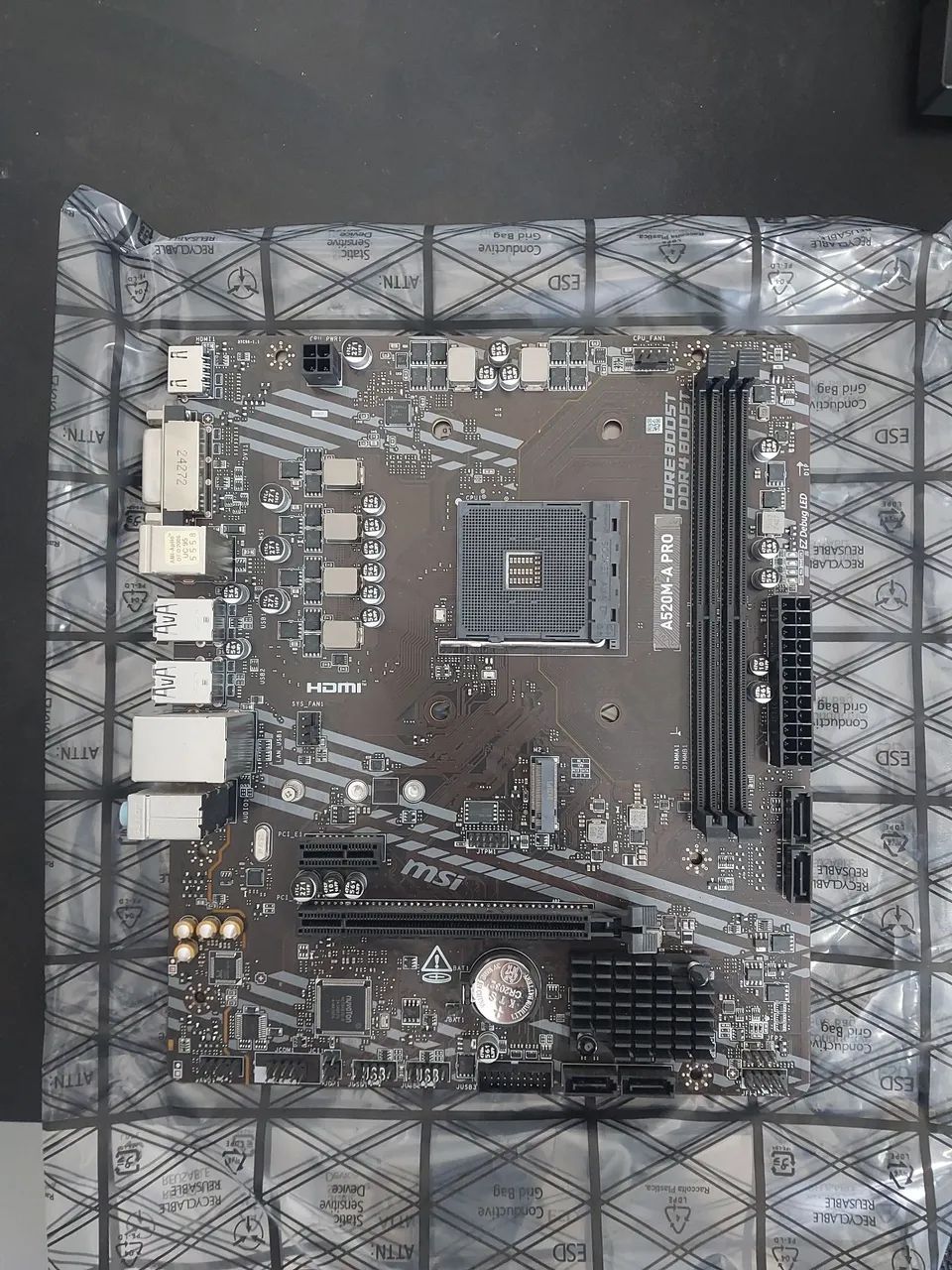 Placa mãe msi a520m-A pro