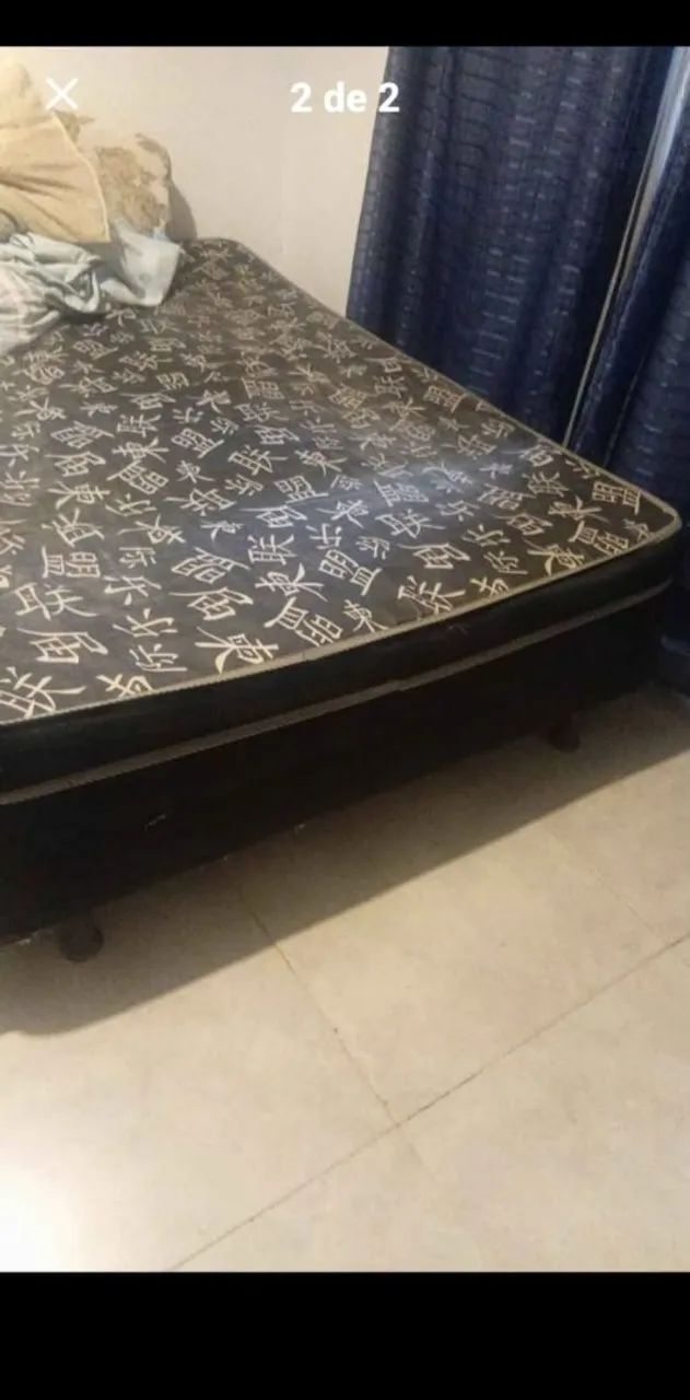 Cama box Casal de Molas 