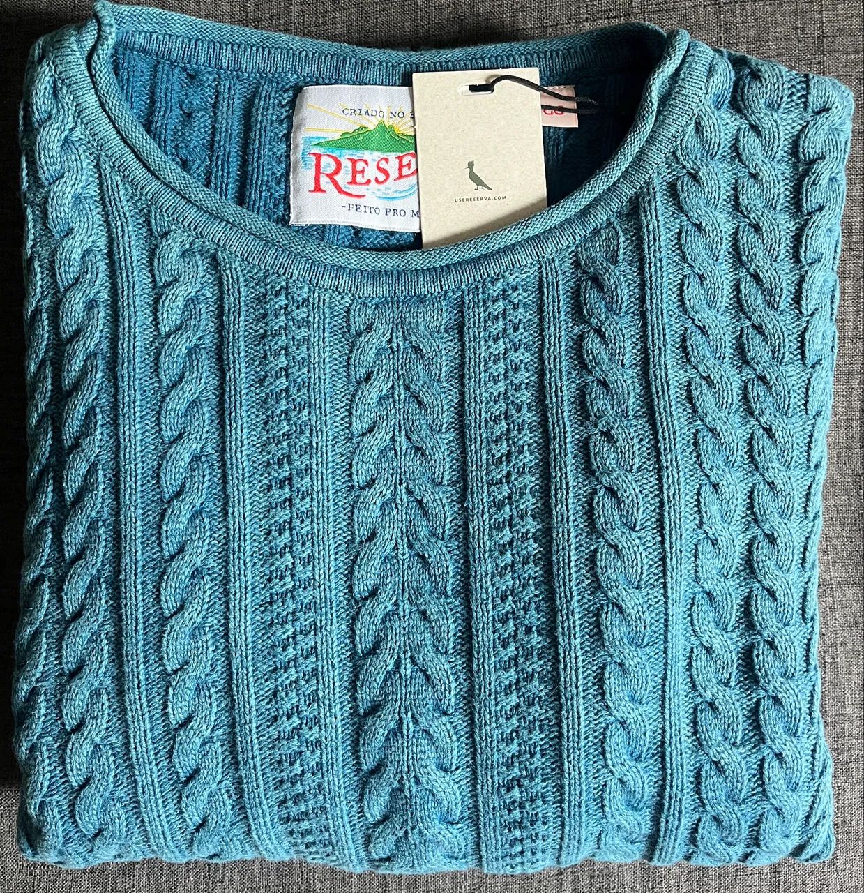 Tricot Índigo Trança da Reserva - Foto 2