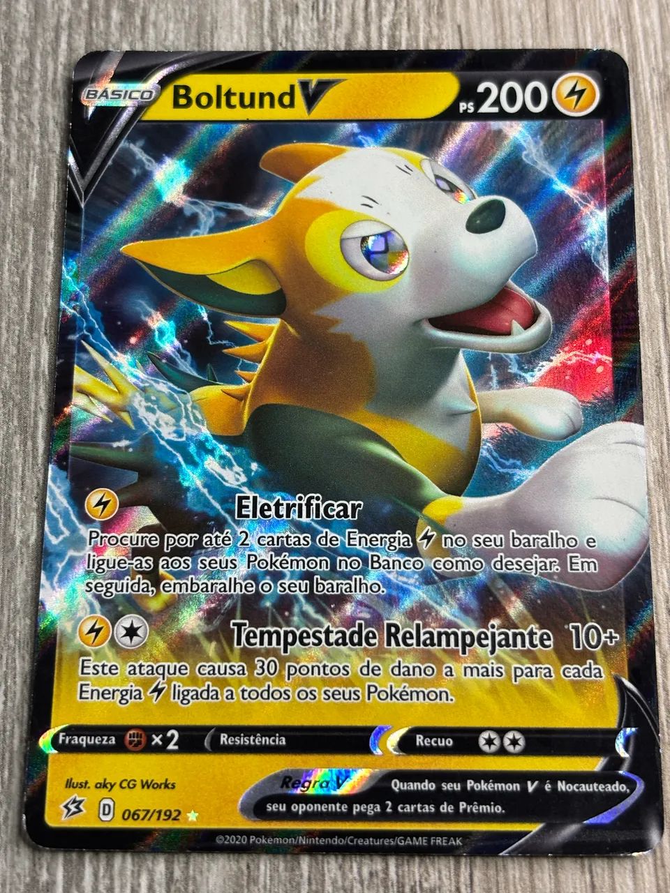Carta Pokémon boltund V