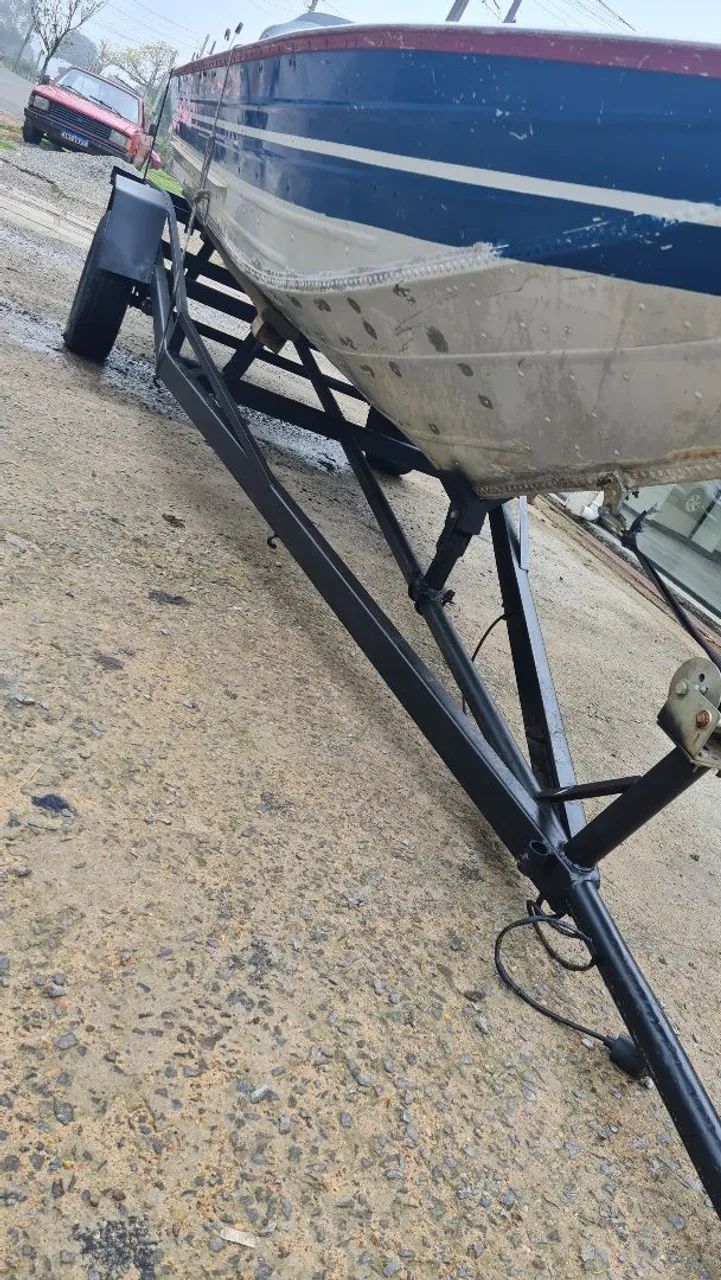 BARBADA Barco alumínio com Motor 30 HP e reboque  - Foto 3