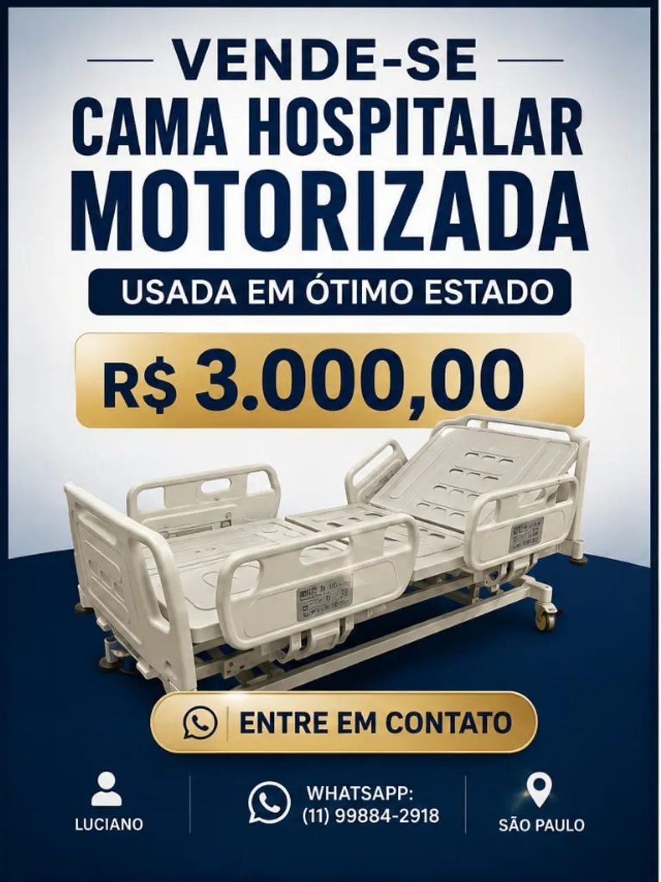 Cama Hospitalar Automatica - Foto 2