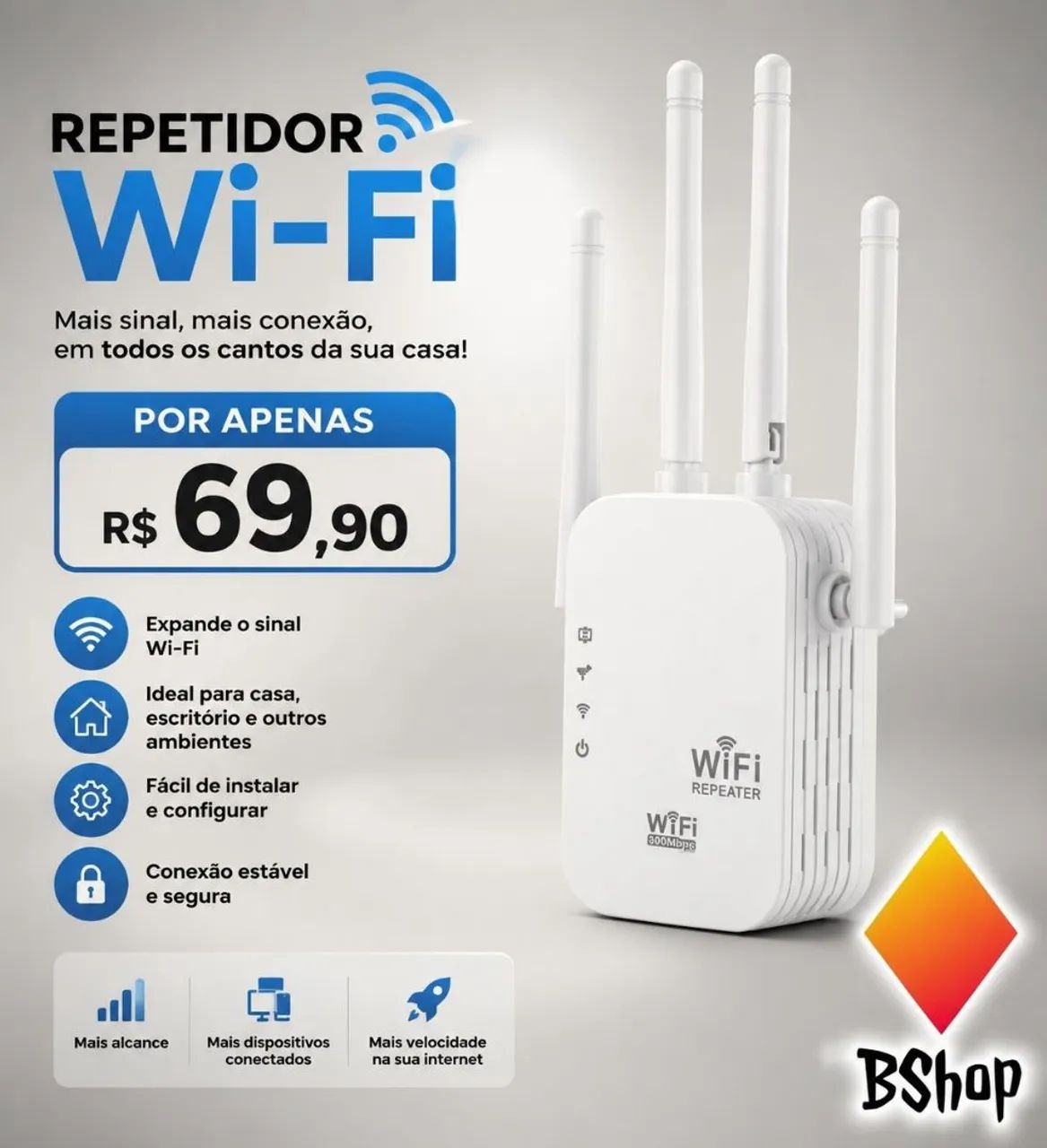 Repetidor de wifi 