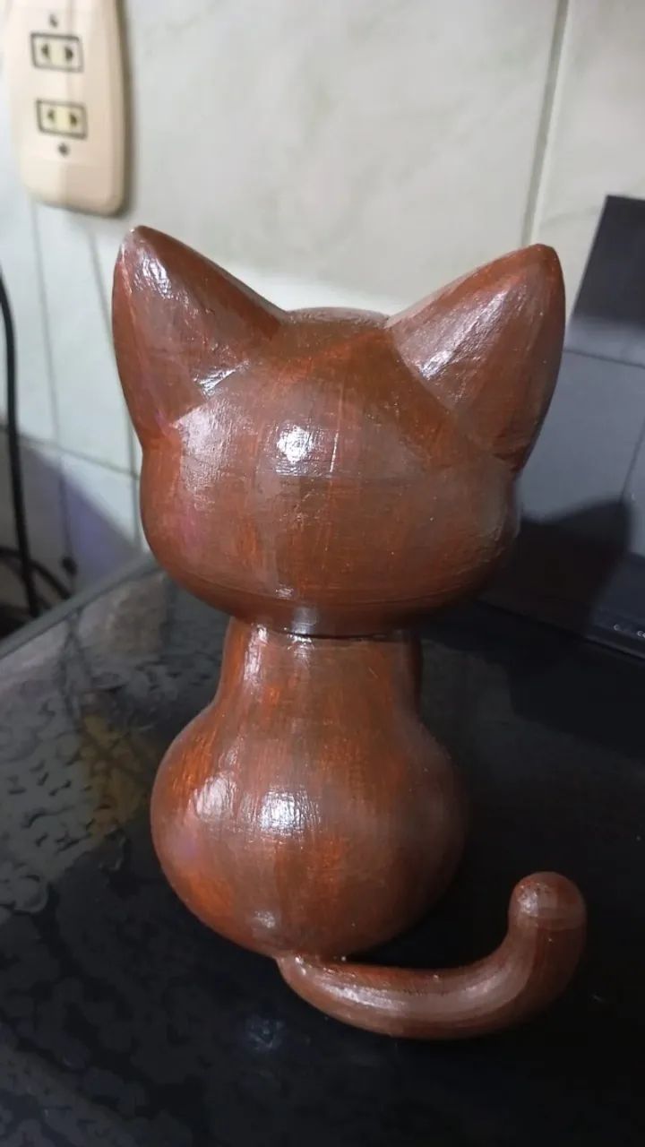 Action Figure Gato Mimoso Marrom - Foto 3