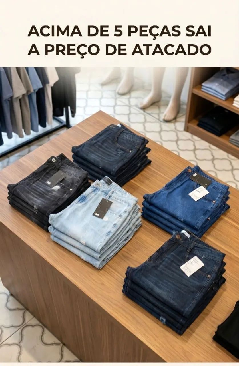 Bermuda jeans masculina  - Foto 4