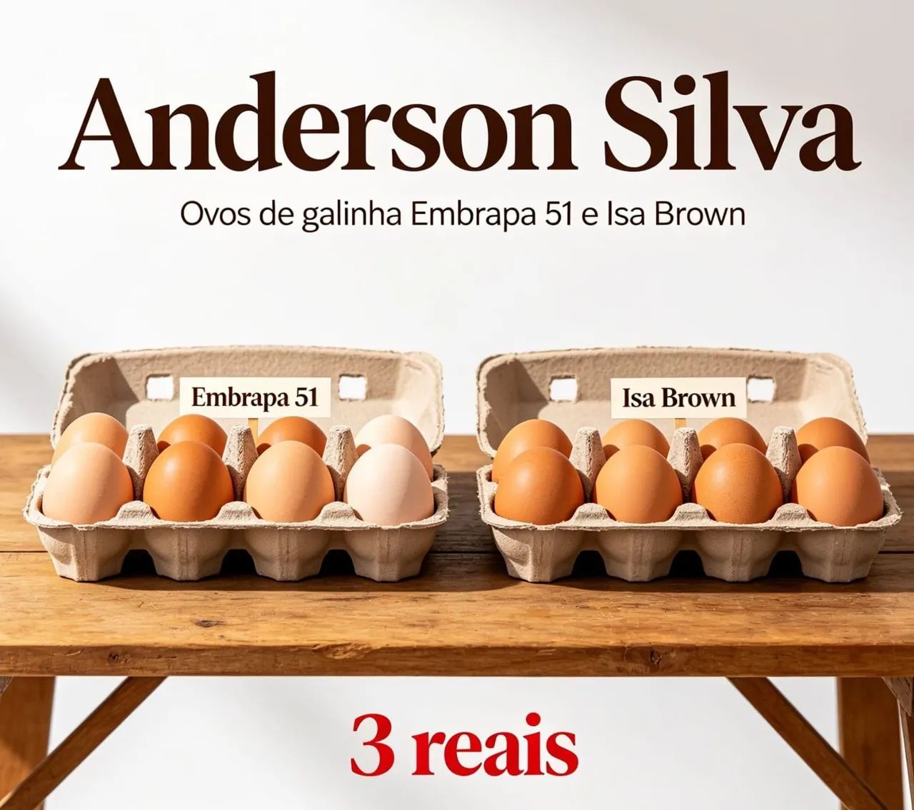 Vendo ovos férteis poedeiras embrapa e isa. E vendo pintinhas poedeiras embrapa com 4 dia.