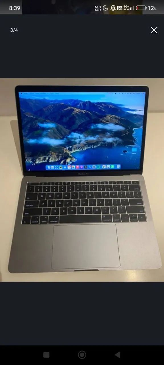 Macbook 2017 8gigas de ram e 256ssd
