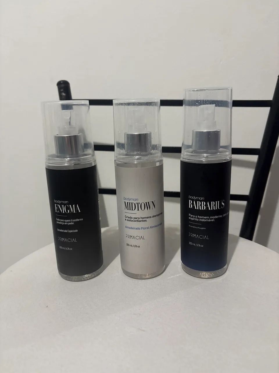 KIT BODY SPLASH MASCULINO BARBARIUS ENIGMA MIDTOWN 200ml